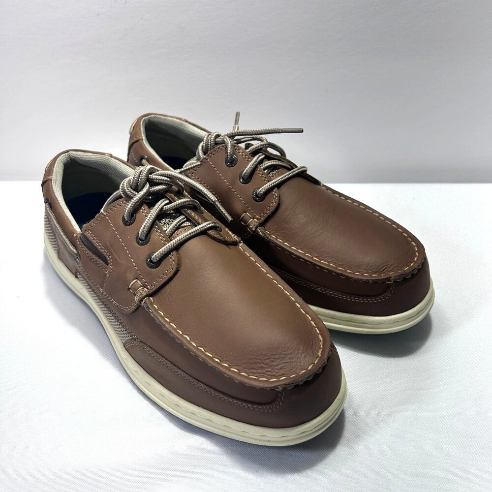 Dockers Beacon Genuine Leather Men's Shoes Tan US 10.5W Stain Defender - Picture 5 of 9